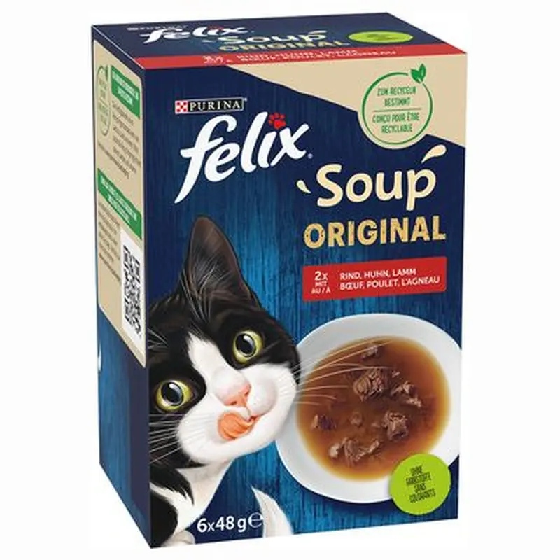 Felix Soup 6 x 48g - Farm Selection