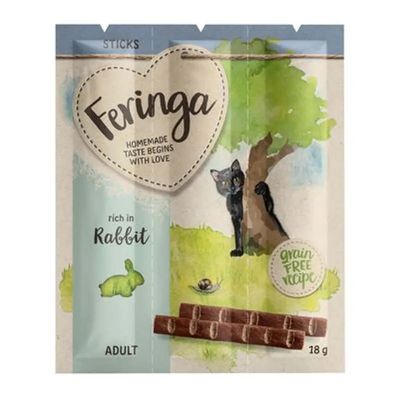 Feringa Cat Treats - 15% Off! * - Salmon & Trout (3 x 6g Sticks)