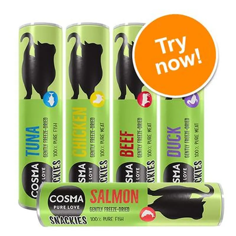Cosma Snackies Mixed Trial Packs - 5 Varieties (76g)