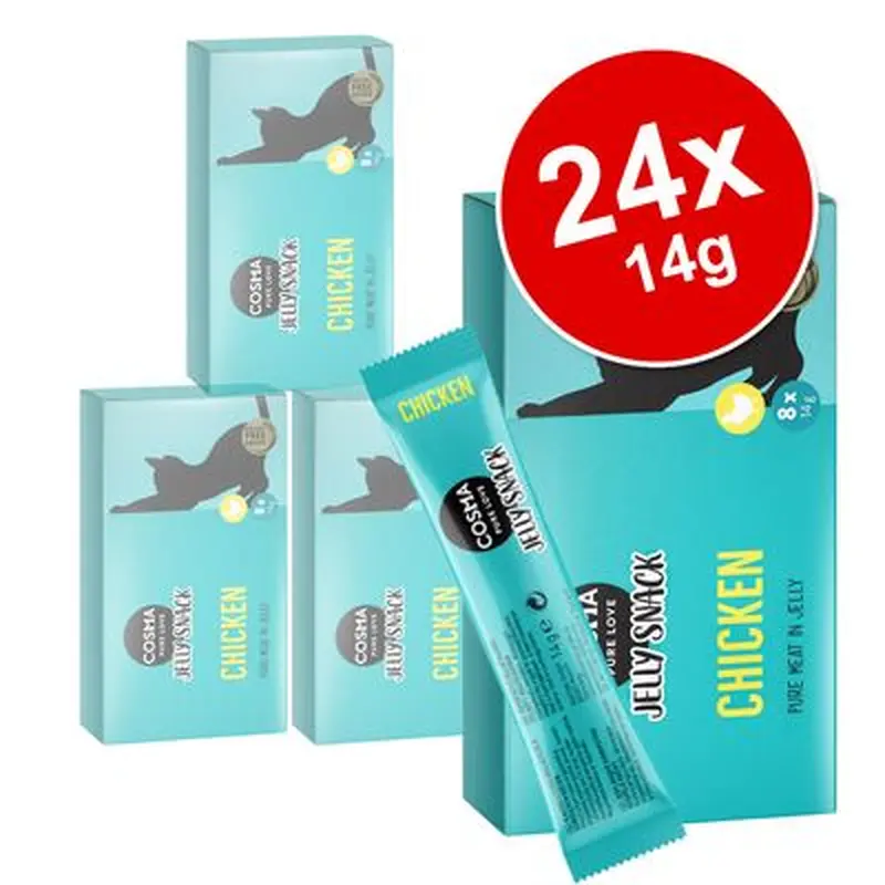 Cosma Jelly Snacks Saver Pack - Salmon (24 x 14g)
