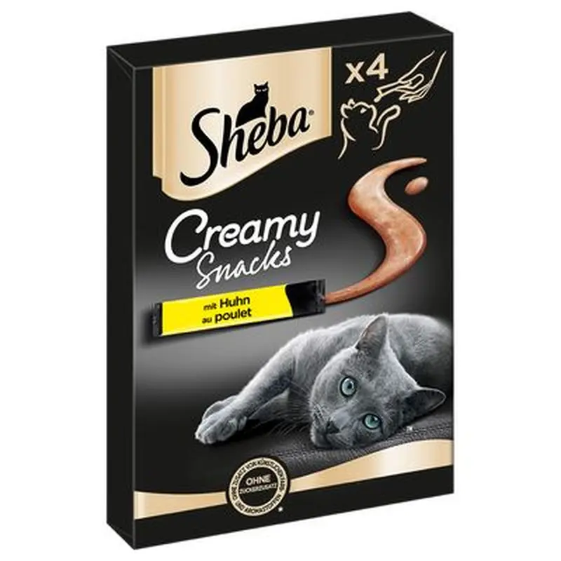 Sheba Creamy Snacks - Salmon (4 x 12g)