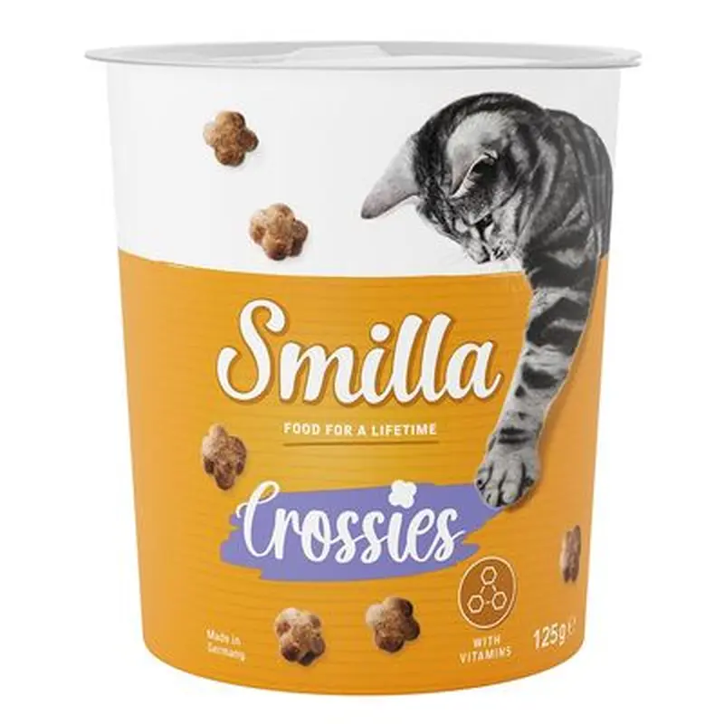 Smilla Crossies Vitamin Cat Snacks - 125g