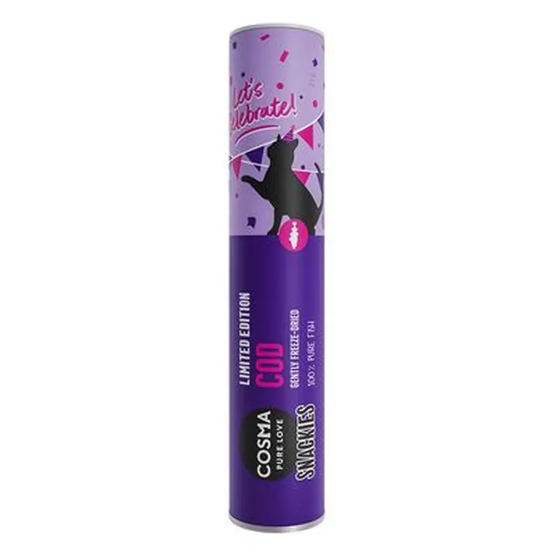 Cosma Snackies Limited Edition Lets Celebrate - Cod (21g)