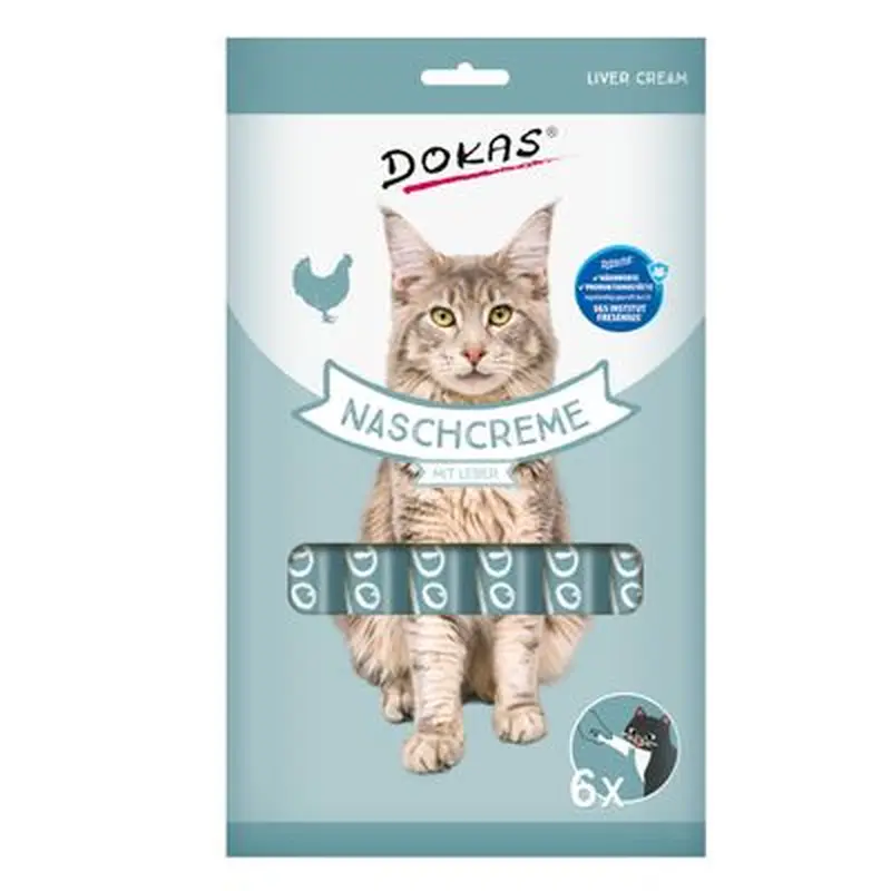 Dokas Cream Snack with Liver - Saver Pack: 4 x 90g