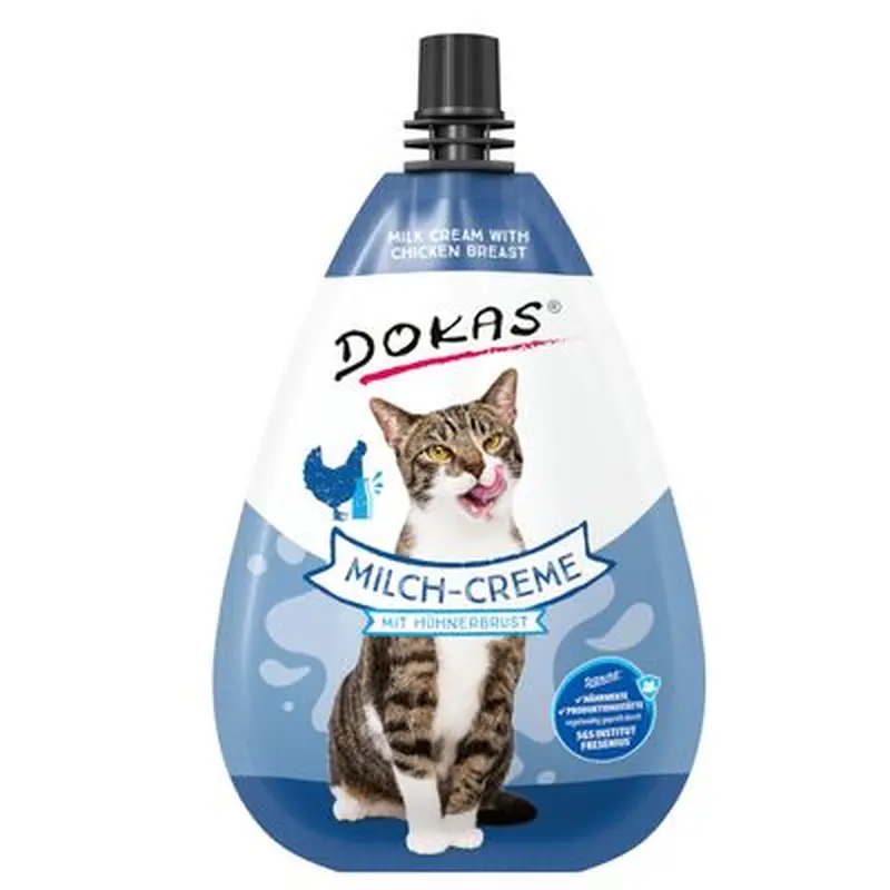 Dokas Milk Cream with Chicken Breast - Saver Pack: 4 x 80g
