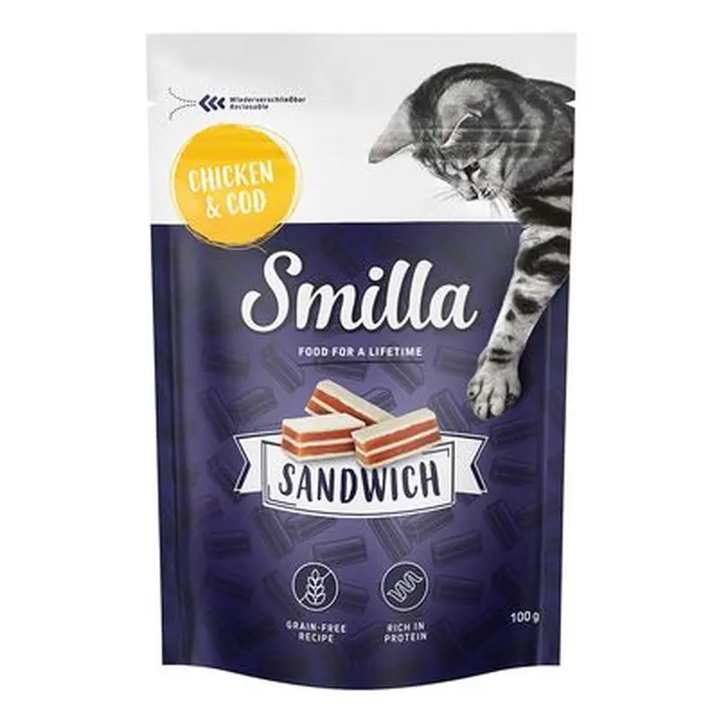 Smilla Sandwich Snack Chicken & Cod - 100g