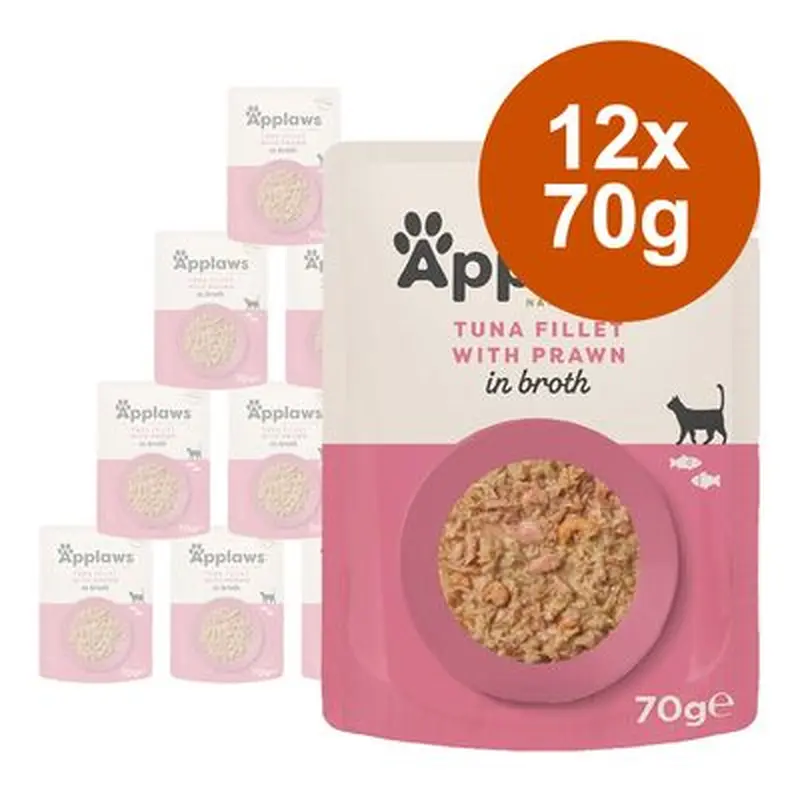 Applaws Cat Food Pouches in Broth - Chicken with Pumpkin (12 x 70g)