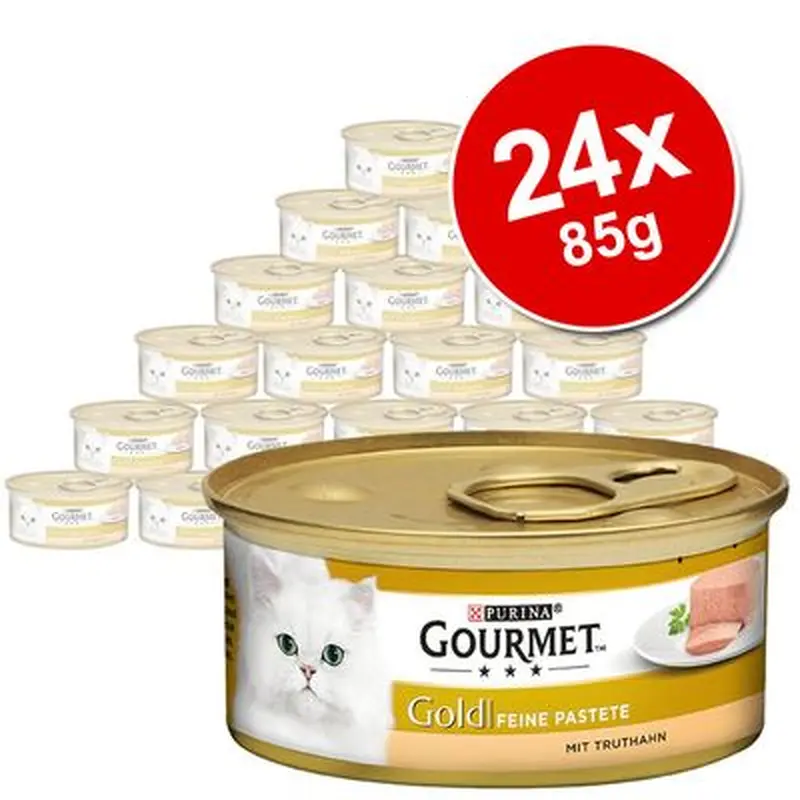 Gourmet Gold Pt Recipes Saver Pack 24 x 85g - Meat Mixed Pack (Rabbit, Veal, Beef, Lamb)