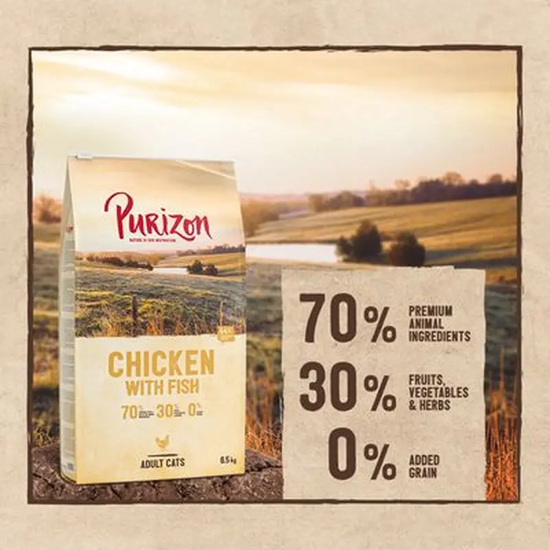 Purizon Adult Grain-Free Chicken with Fish - 150g