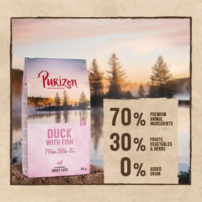 Purizon Adult Grain-Free Duck with Fish - 400g