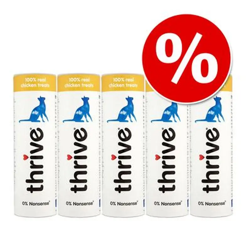 thrive Cat Treats Saver Pack - Tuna (5 x 25g)