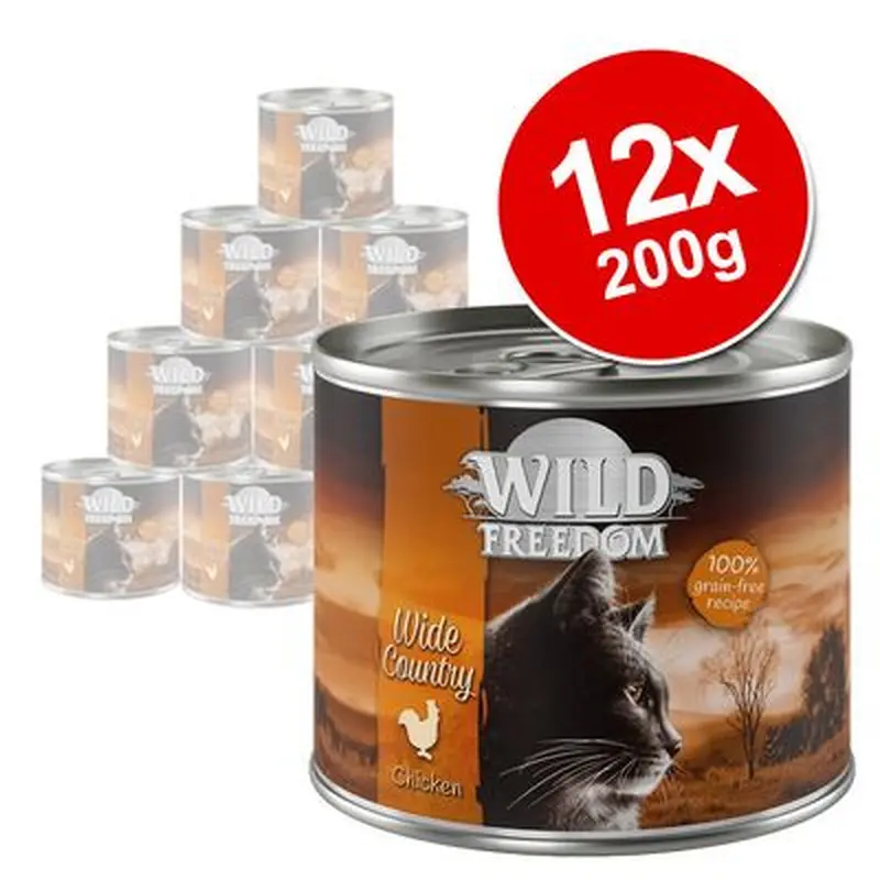 Wild Freedom Adult Saver Pack 12 x 200g - Deep Forest - Game & Chicken