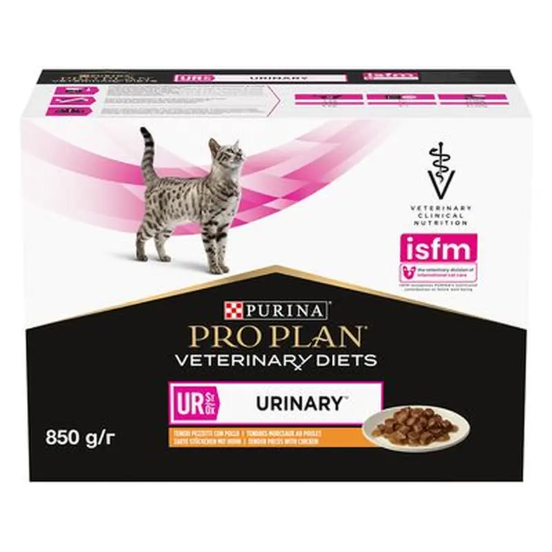 PURINA PRO PLAN Veterinary Diets Feline UR ST/OX Urinary - Chicken - Chicken (10 x 85g)