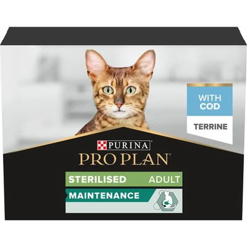 PURINA PRO PLAN Sterilised Adult Maintenance 10 x 75g - Cod
