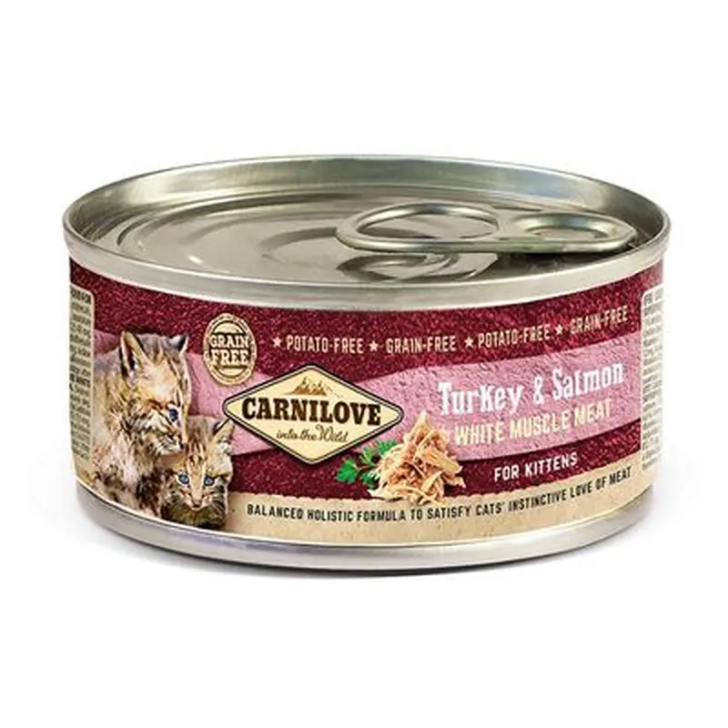 Carnilove Kitten 100 g for kittens - turkey, salmon