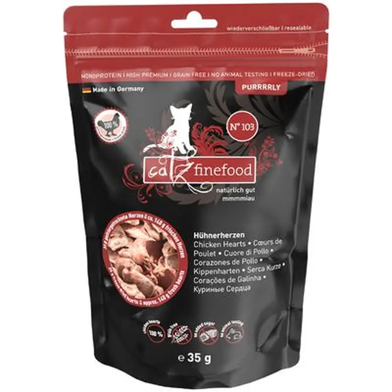 catz finefood Purrrrly - Chicken Hearts (35g)