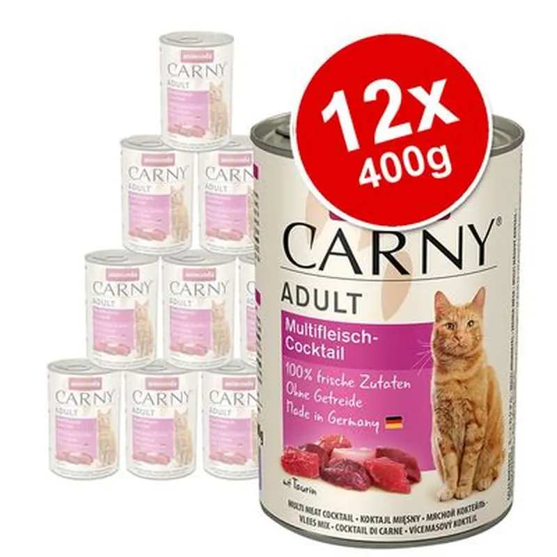 animonda Carny Adult Saver Pack 12 x 400g - Beef & Cod with Parsley Root