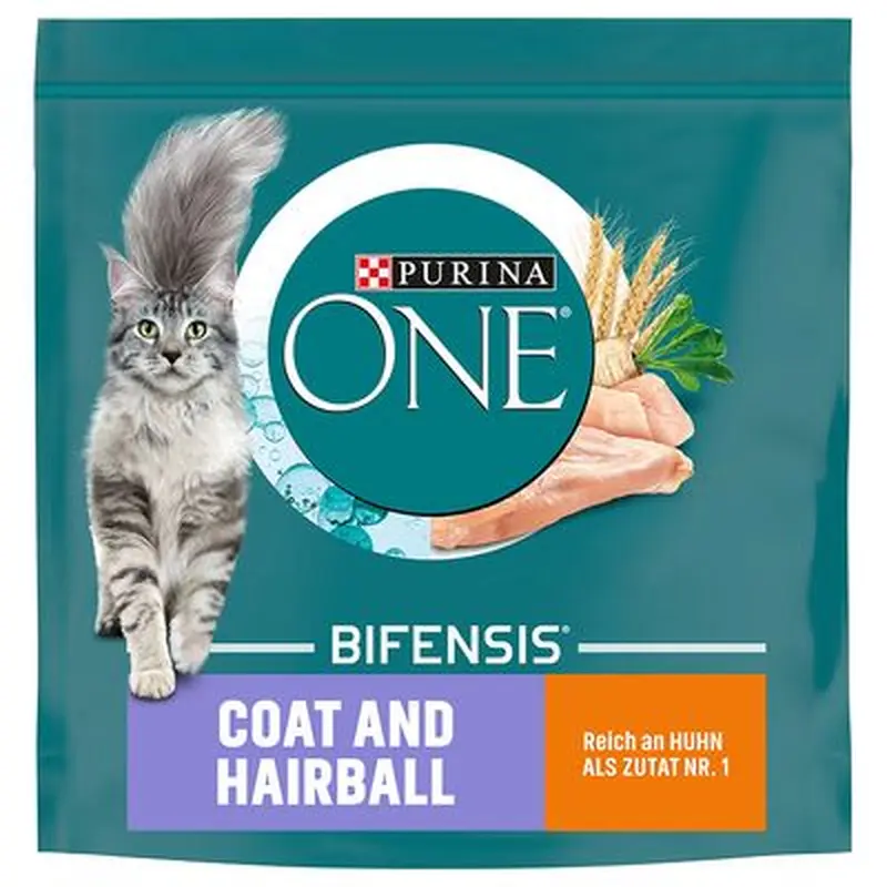 PURINA ONE Coat & Hairball - Saver Pack: 3 x 1.4 kg
