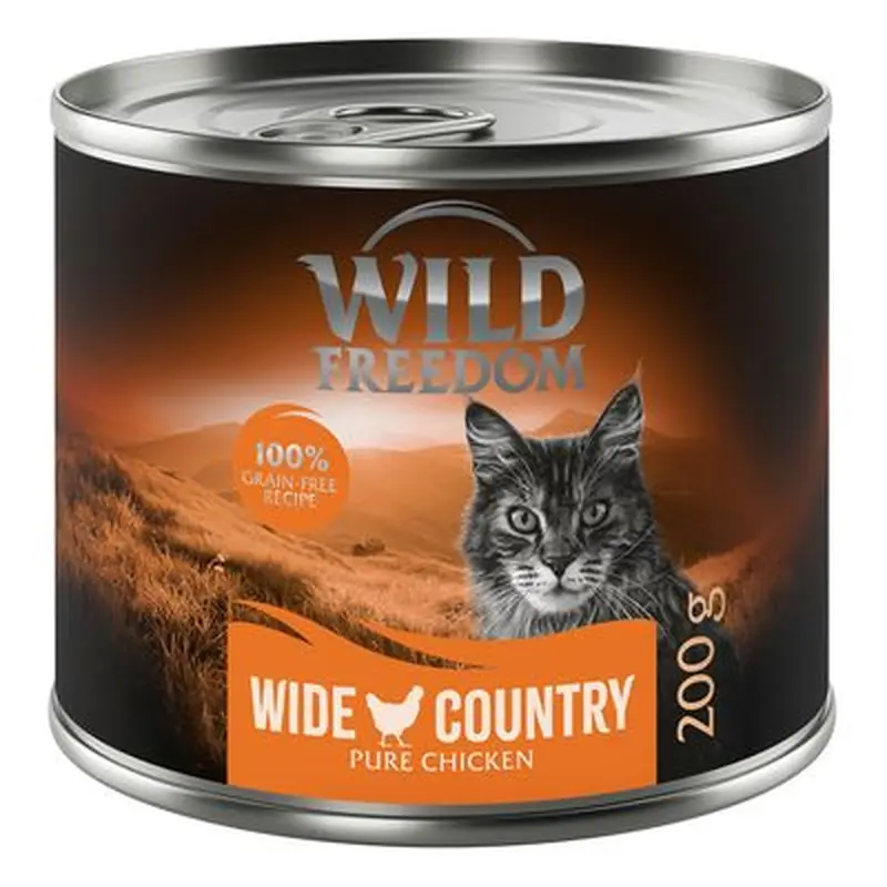 Wild Freedom Adult 6 x 200g - "Strong Lands" Chicken with Pork - Grain-Free