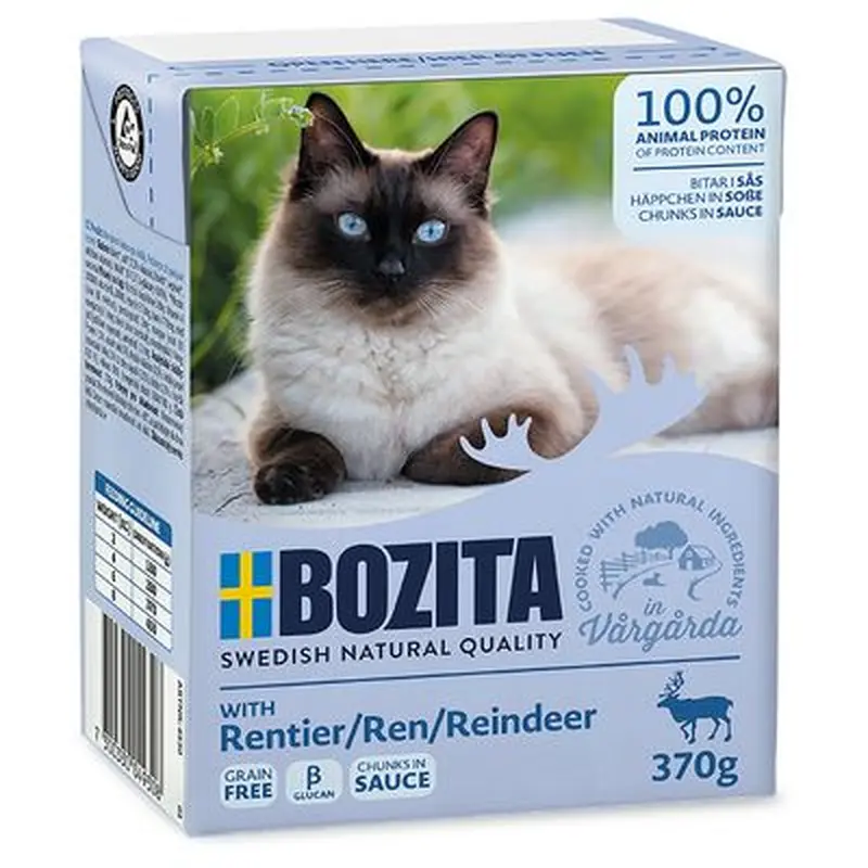 Bozita Tetra Chunks in Sauce 6 x 370g - Rabbit