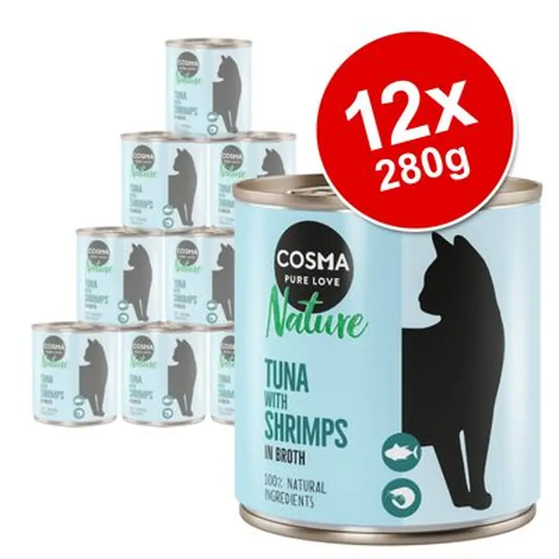 Cosma Nature Saver Pack 12 x 280g - Mix I (6 Varieties)