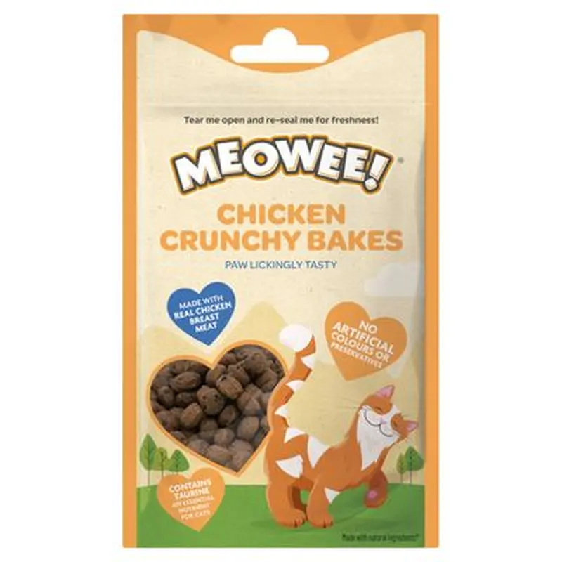Meowee! Chicken Crunchy Bakes - 40g