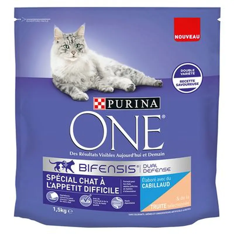 PURINA ONE Selective Palate Cod & Trout - 1,5 kg