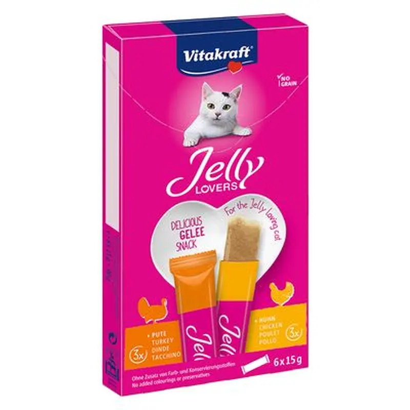 Vitakraft Jelly Lovers  Chicken & Turkey - 6 x 15g