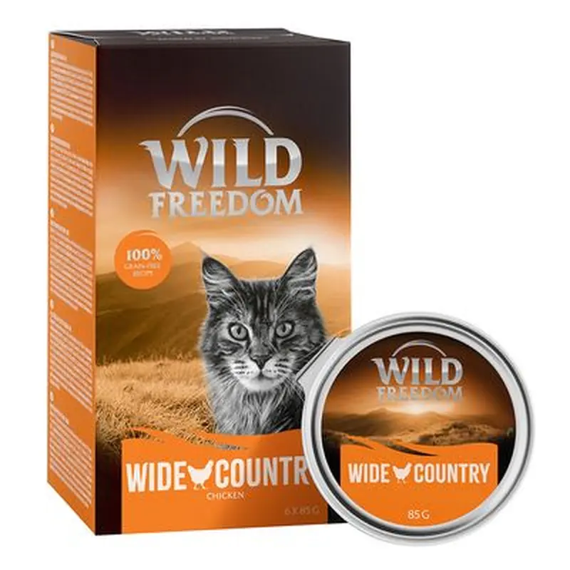 Wild Freedom Adult Trays 6 x 85g - "Golden Valley" Chicken with Rabbit - Grain-Free