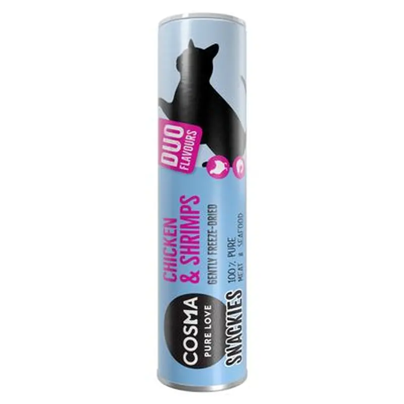 Cosma Snackies DUO 2 in 1 Freeze-dried Cat Snacks - Chicken & Chicken Liver (28g)