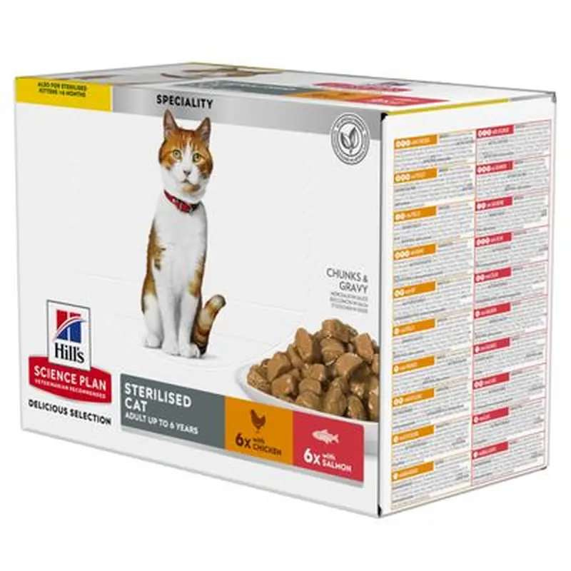 Hill's Science Plan Adult Sterilised - Saver Pack: Chicken 24 x 85g