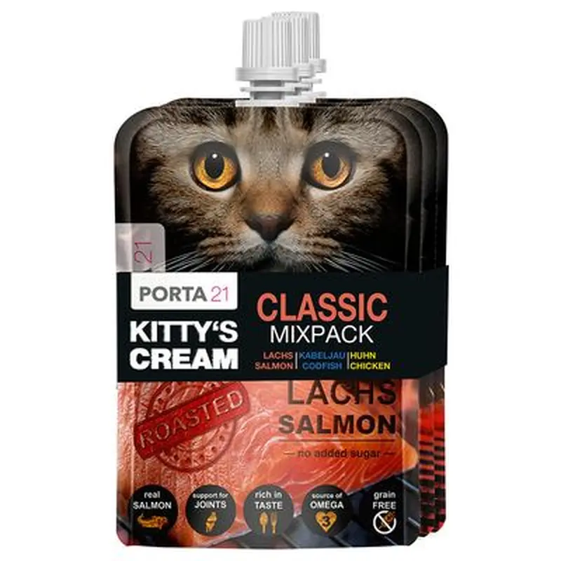 Porta 21 Kitty's Cream Mixed Pack - Saver Pack: 9 x 90g (3 flavours)