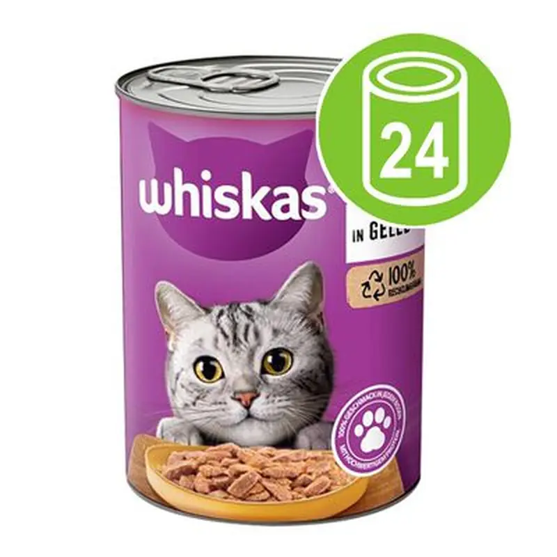 Whiskas 1+ Cans Saver Pack 24 x 400g - Poultry in Terrine