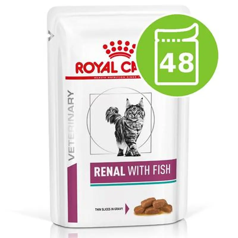 Royal Canin Veterinary Saver Pack 48 x 85g/100g - Renal with Chicken (48 x 85g)