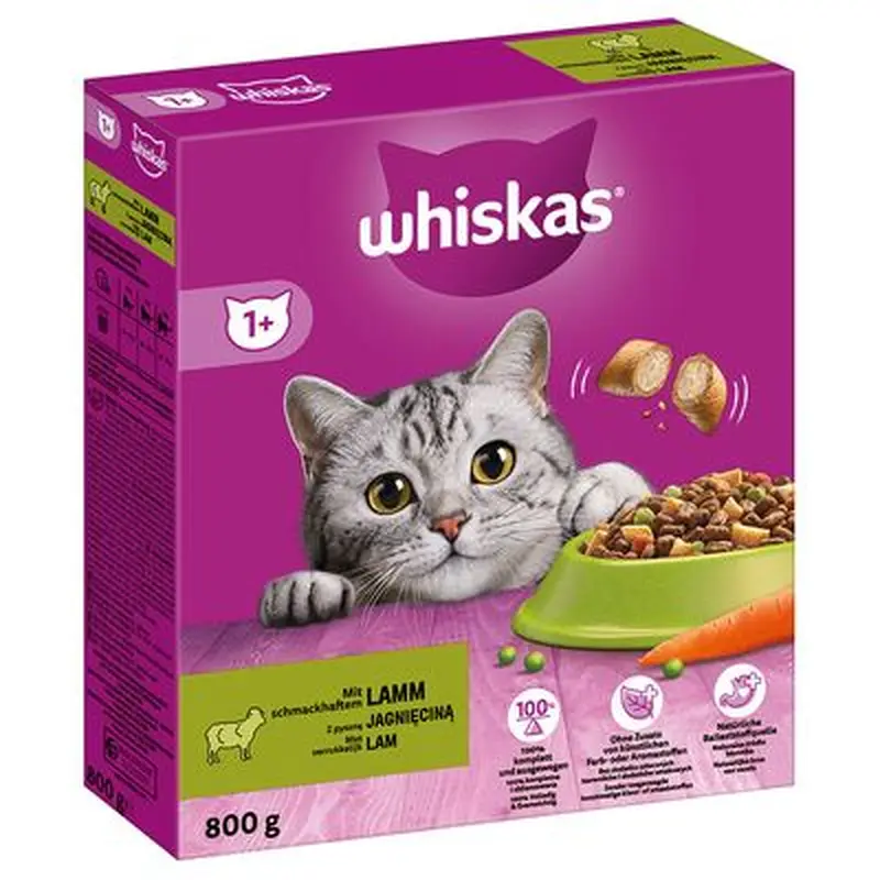 Whiskas 1+ Lamb - Economy Pack: 2 x 800g