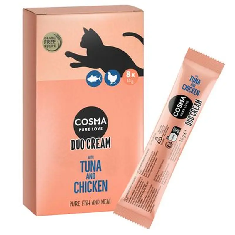 Cosma DUO Cream Treats 8 x 14g - Mixed Pack (3 Varieties)