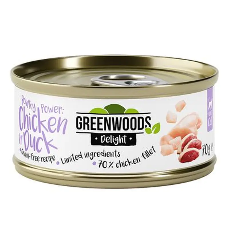 Greenwoods Delight Chicken Fillet with Duck - 6 x 70g