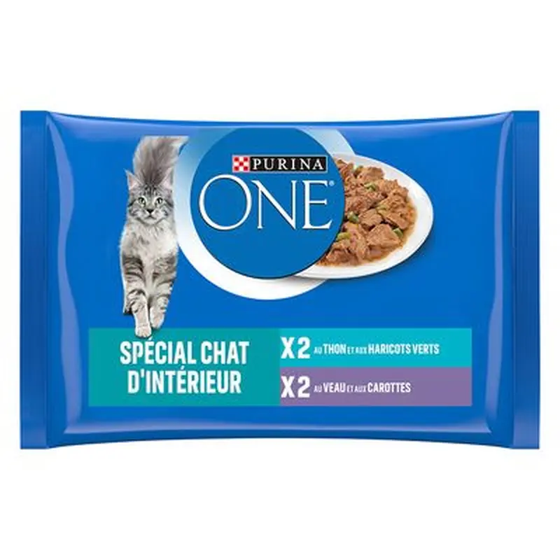 PURINA ONE Indoor Cat - 8 x 85g