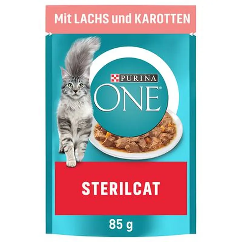 PURINA ONE SterilCat - with Salmon & Carrots (26 x 85g)