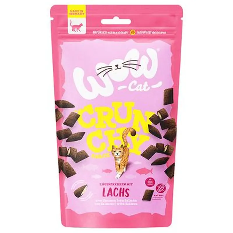 WOW Cat Crunchy Snack - Salmon