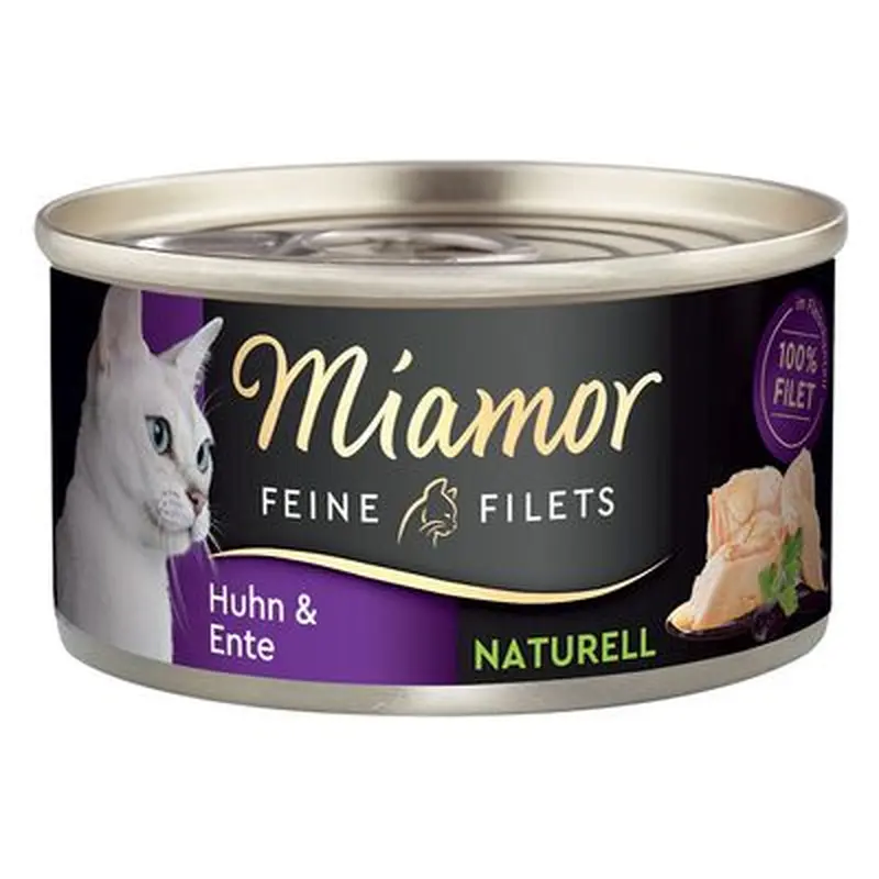 Miamor Fine Fillets Naturelle 6 x 80g - Chicken & Squash