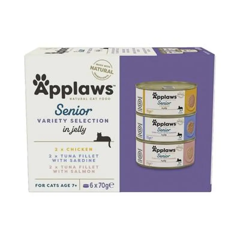 Applaws Senior Cat Food 6 x 70g - Tuna with Salmon