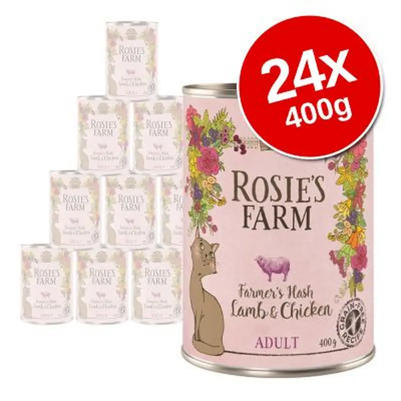 Rosie's Farm Adult Saver Pack Cans 24 x 400g - Adult Chunky Stew with Chicken