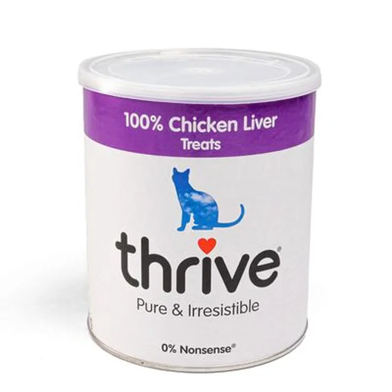 Thrive! Freeze-dried chicken liver cat snacks - 135 g
