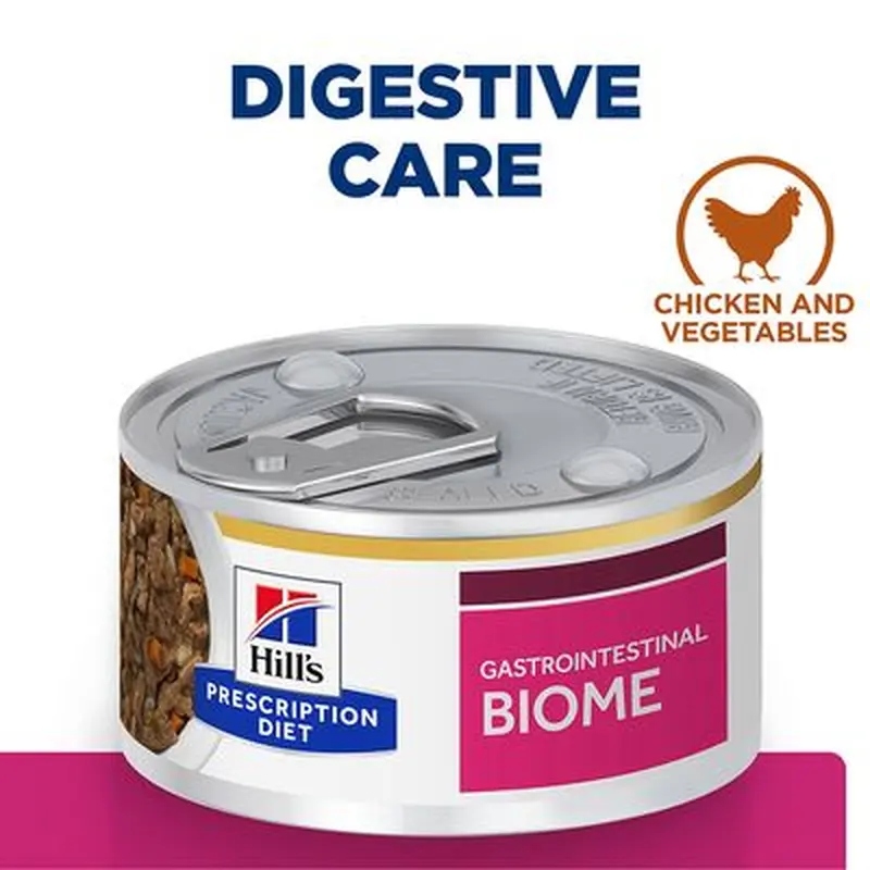 Hills Prescription Diet Feline Gastrointestinal Biome Stew - Chicken - 12 x 82g Cans
