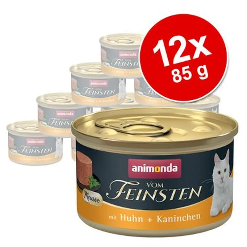 animonda Vom Feinsten Adult 12 x 85g - Beef & Duck