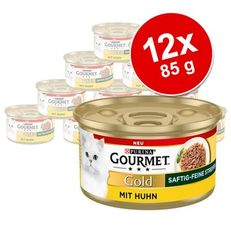 Gourmet Gold Succulent Delights 12 x 85g - Salmon
