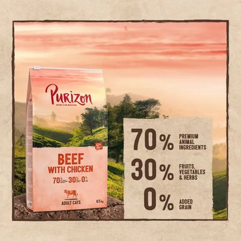 Purizon Adult Grain-Free Beef with Chicken - 2.5kg