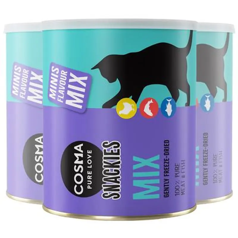 Cosma Snackies Minis Maxi Saver Pack - 3 x Mix (390g)
