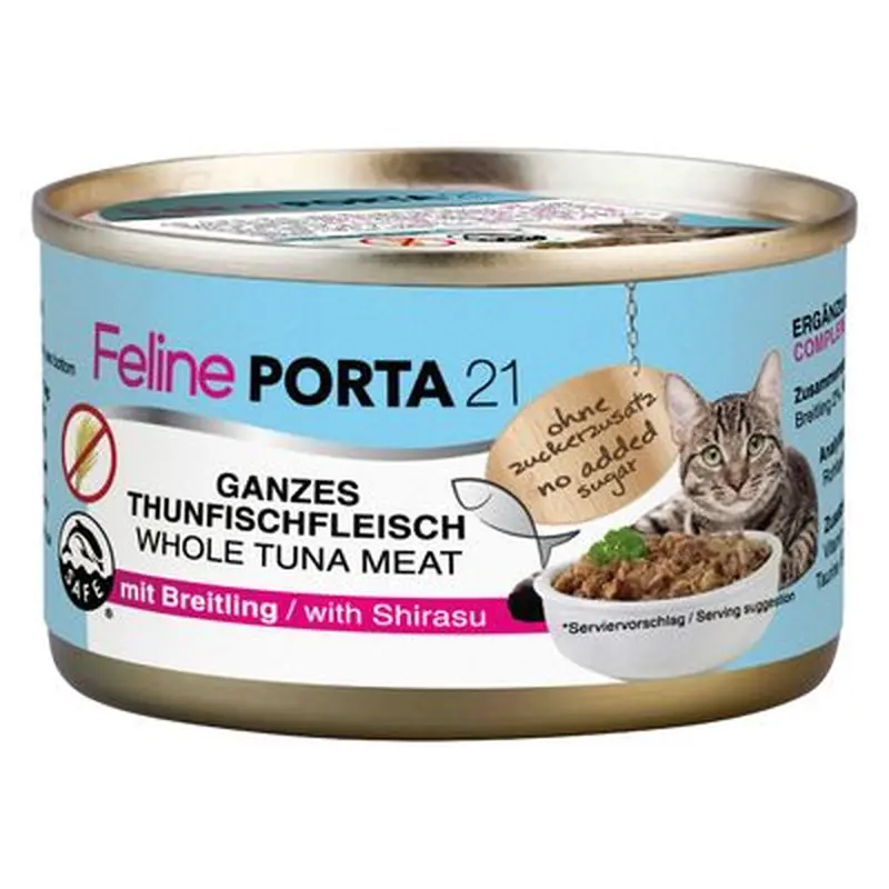 Feline Porta 21 - 6 x 90g - Whole Tuna with Surimi